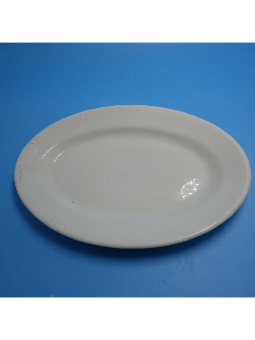 Mayer China White Oval Platter Cottage Farmhouse Vintage Restaurant 11 inch